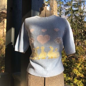 Vintage sweetheart sweater